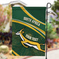 South Africa Rugby Personalized Bokke Garden Flag Springboks - Stronger Together - African Pride