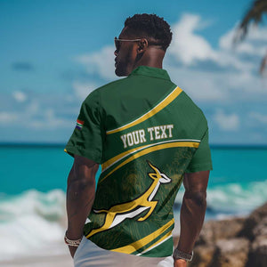 South Africa Rugby Personalized Bokke Hawaiian Shirt Springboks - Stronger Together - African Pride