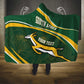 South Africa Rugby Personalized Bokke Hooded Blanket Springboks - Stronger Together - African Pride