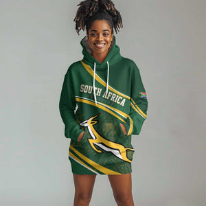 South Africa Rugby Personalized Bokke Hoodie Dress Springboks - Stronger Together - African Pride