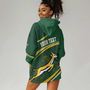 South Africa Rugby Personalized Bokke Hoodie Dress Springboks - Stronger Together - African Pride