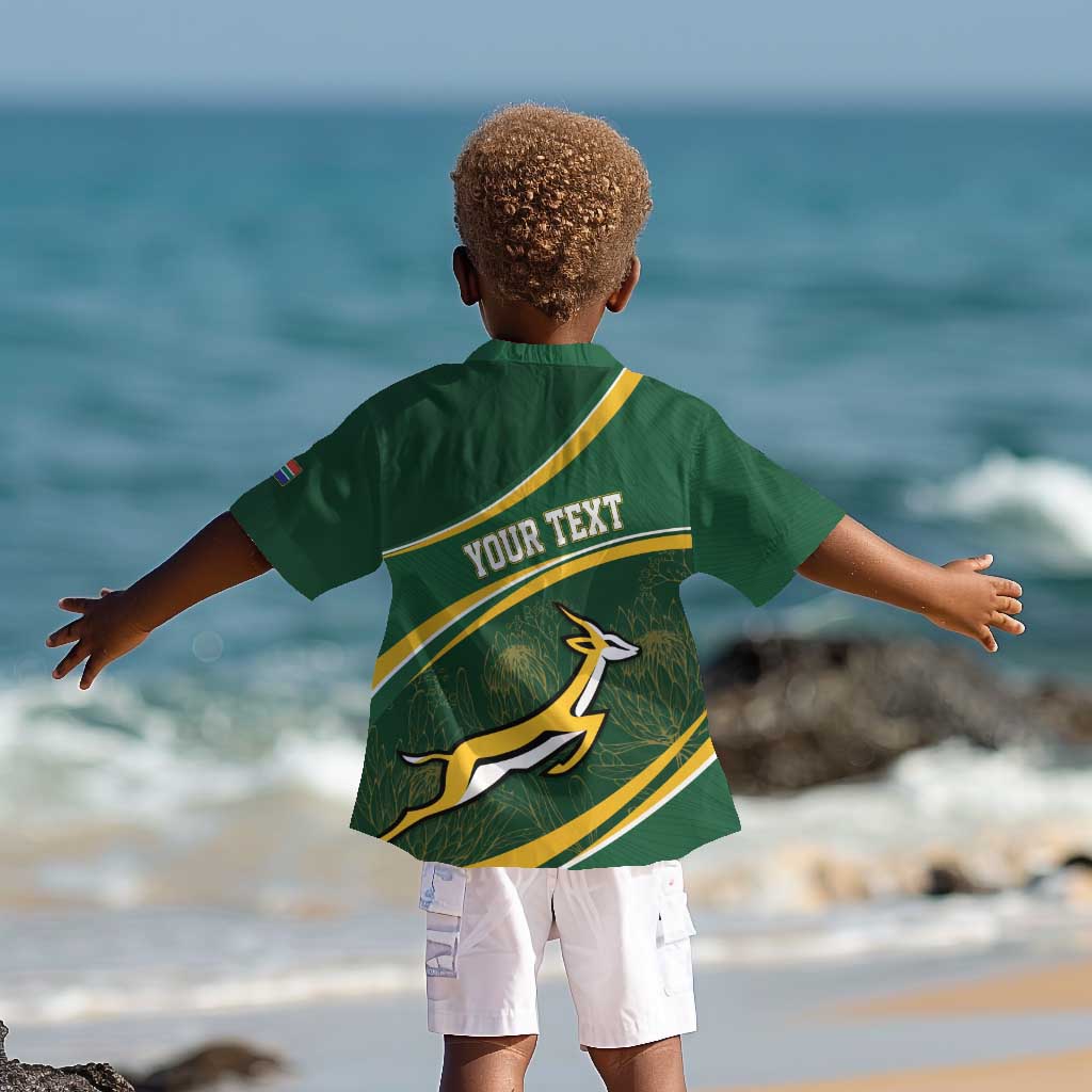 South Africa Rugby Personalized Bokke Kid Hawaiian Shirt Springboks - Stronger Together - African Pride