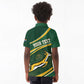 South Africa Rugby Personalized Bokke Kid Polo Shirt Springboks - Stronger Together - African Pride