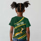 South Africa Rugby Personalized Bokke Kid T shirt Springboks - Stronger Together - African Pride