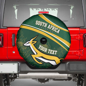 South Africa Rugby Personalized Bokke Spare Tire Cover Springboks - Stronger Together - African Pride