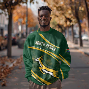 South Africa Rugby Personalized Bokke Sweatshirt Springboks - Stronger Together - African Pride