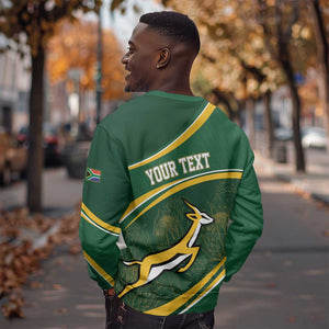 South Africa Rugby Personalized Bokke Sweatshirt Springboks - Stronger Together - African Pride