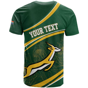 South Africa Rugby Personalized Bokke T shirt Springboks - Stronger Together - African Pride