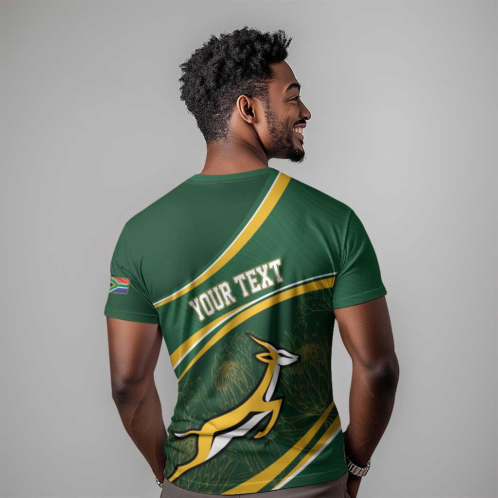 South Africa Rugby Personalized Bokke T shirt Springboks - Stronger Together - African Pride