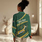 South Africa Rugby Personalized Bokke Women Casual Shirt Springboks - Stronger Together - African Pride