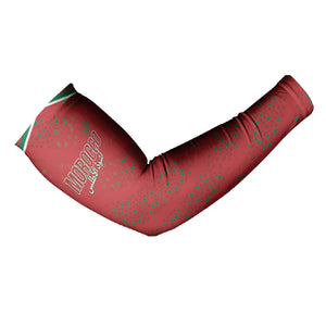 Morocco Football Atlas Lionesses Custom Arm Sleeves Arabesque Motif