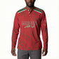 Morocco Football Atlas Lionesses Custom Button Sweatshirt Arabesque Motif