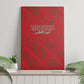 Morocco Football Atlas Lionesses Canvas Wall Art Arabesque Motif