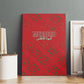 Morocco Football Atlas Lionesses Canvas Wall Art Arabesque Motif