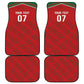 Morocco Football Atlas Lionesses Custom Car Mats Arabesque Motif