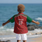 Morocco Football Atlas Lionesses Custom Kid Hawaiian Shirt Arabesque Motif