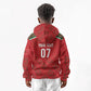 Morocco Football Atlas Lionesses Custom Kid Hoodie Arabesque Motif