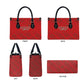 Morocco Football Atlas Lionesses Leather Bag Arabesque Motif
