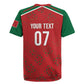 Morocco Football Atlas Lionesses Custom Rugby Jersey Arabesque Motif