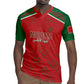 Morocco Football Atlas Lionesses Custom Rugby Jersey Arabesque Motif