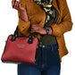 Morocco Football Atlas Lionesses Shoulder Handbag Arabesque Motif