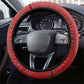 Morocco Football Atlas Lionesses Steering Wheel Cover Arabesque Motif