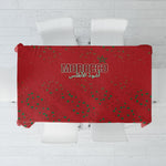 Morocco Football Atlas Lionesses Tablecloth Arabesque Motif