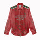 Morocco Football Atlas Lionesses Custom Women Casual Shirt Arabesque Motif