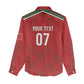 Morocco Football Atlas Lionesses Custom Women Casual Shirt Arabesque Motif