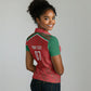 Morocco Football Atlas Lionesses Custom Women Polo Shirt Arabesque Motif