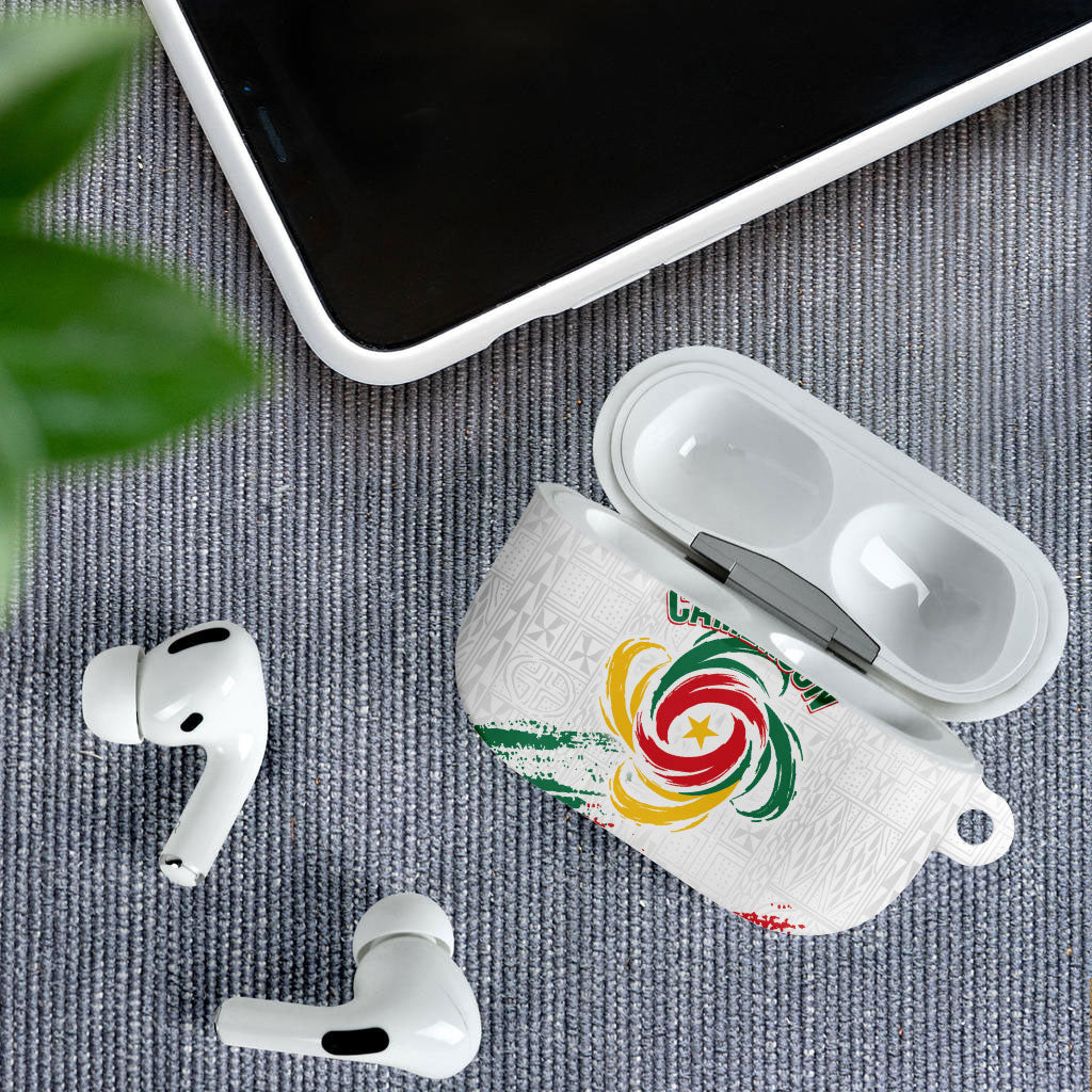 Cameroon Les Lionnes Indomptables Football AirPods Case Toghu Pattern