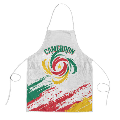 Cameroon Les Lionnes Indomptables Football Apron Toghu Pattern