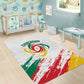 Cameroon Les Lionnes Indomptables Football Area Rug Toghu Pattern