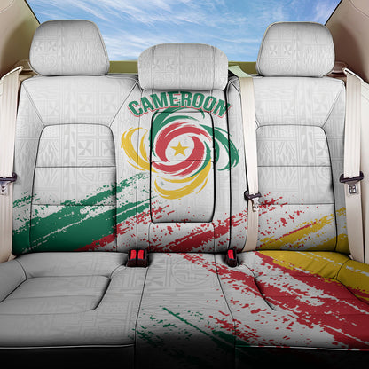 Cameroon Les Lionnes Indomptables Football Back Car Seat Cover Toghu Pattern