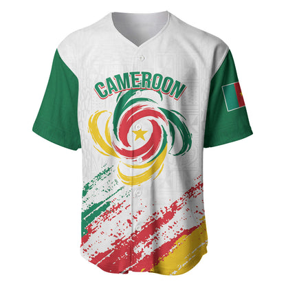 Cameroon Les Lionnes Indomptables Football Custom Baseball Jersey Toghu Pattern