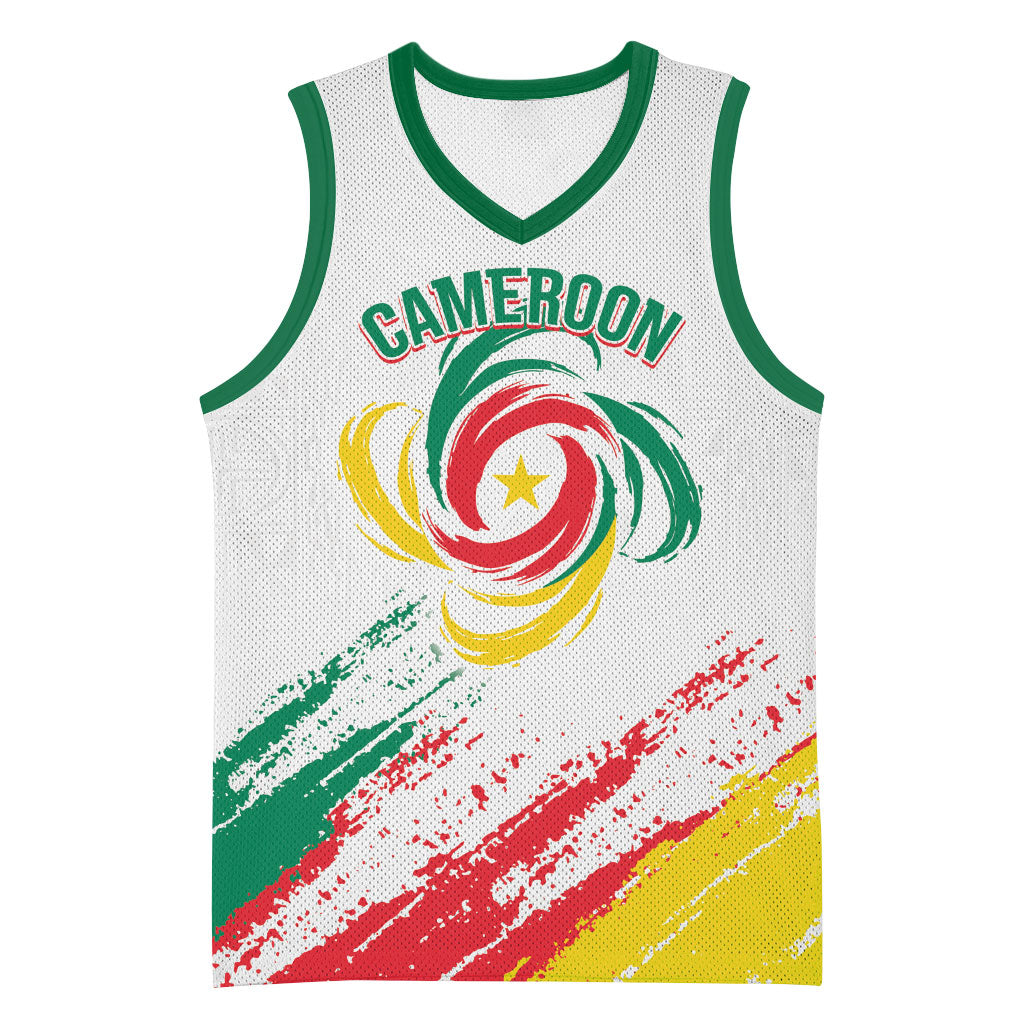 Cameroon Les Lionnes Indomptables Football Custom Basketball Jersey Toghu Pattern