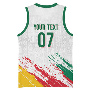 Cameroon Les Lionnes Indomptables Football Custom Basketball Jersey Toghu Pattern