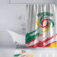 Cameroon Les Lionnes Indomptables Football Bathroom Set Toghu Pattern