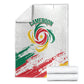 Cameroon Les Lionnes Indomptables Football Blanket Toghu Pattern