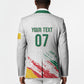 Cameroon Les Lionnes Indomptables Football Custom Blazer Toghu Pattern