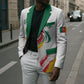 Cameroon Les Lionnes Indomptables Football Custom Blazer Toghu Pattern