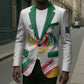 Cameroon Les Lionnes Indomptables Football Custom Blazer Toghu Pattern
