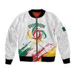 Cameroon Les Lionnes Indomptables Football Custom Bomber Jacket Toghu Pattern