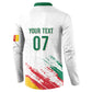 Cameroon Les Lionnes Indomptables Football Custom Button Sweatshirt Toghu Pattern