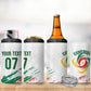 Cameroon Les Lionnes Indomptables Football Custom 4 in 1 Can Cooler Tumbler Toghu Pattern