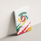 Cameroon Les Lionnes Indomptables Football Canvas Wall Art Toghu Pattern