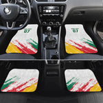 Cameroon Les Lionnes Indomptables Football Custom Car Mats Toghu Pattern