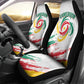 Cameroon Les Lionnes Indomptables Football Car Seat Cover Toghu Pattern