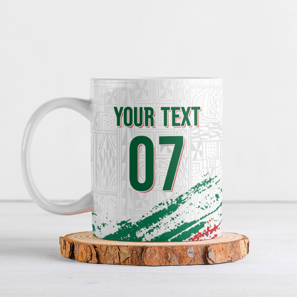 Cameroon Les Lionnes Indomptables Football Custom Ceramic Mug Toghu Pattern