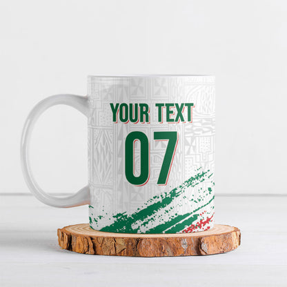 Cameroon Les Lionnes Indomptables Football Custom Ceramic Mug Toghu Pattern